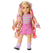 Long Hair Looks™ by Truly Me™ 18-inch Doll #133 & hair accessories E6