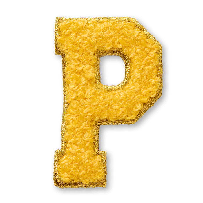 AG™ Letter P Stick-On Patch F5