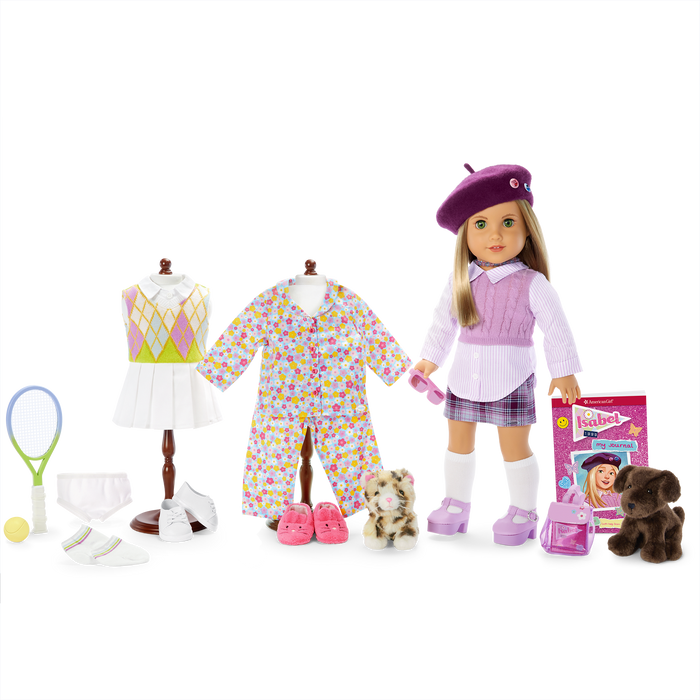 ’90s Twins Isabel’s™ Tennis Gift Set (Historical Characters) B0