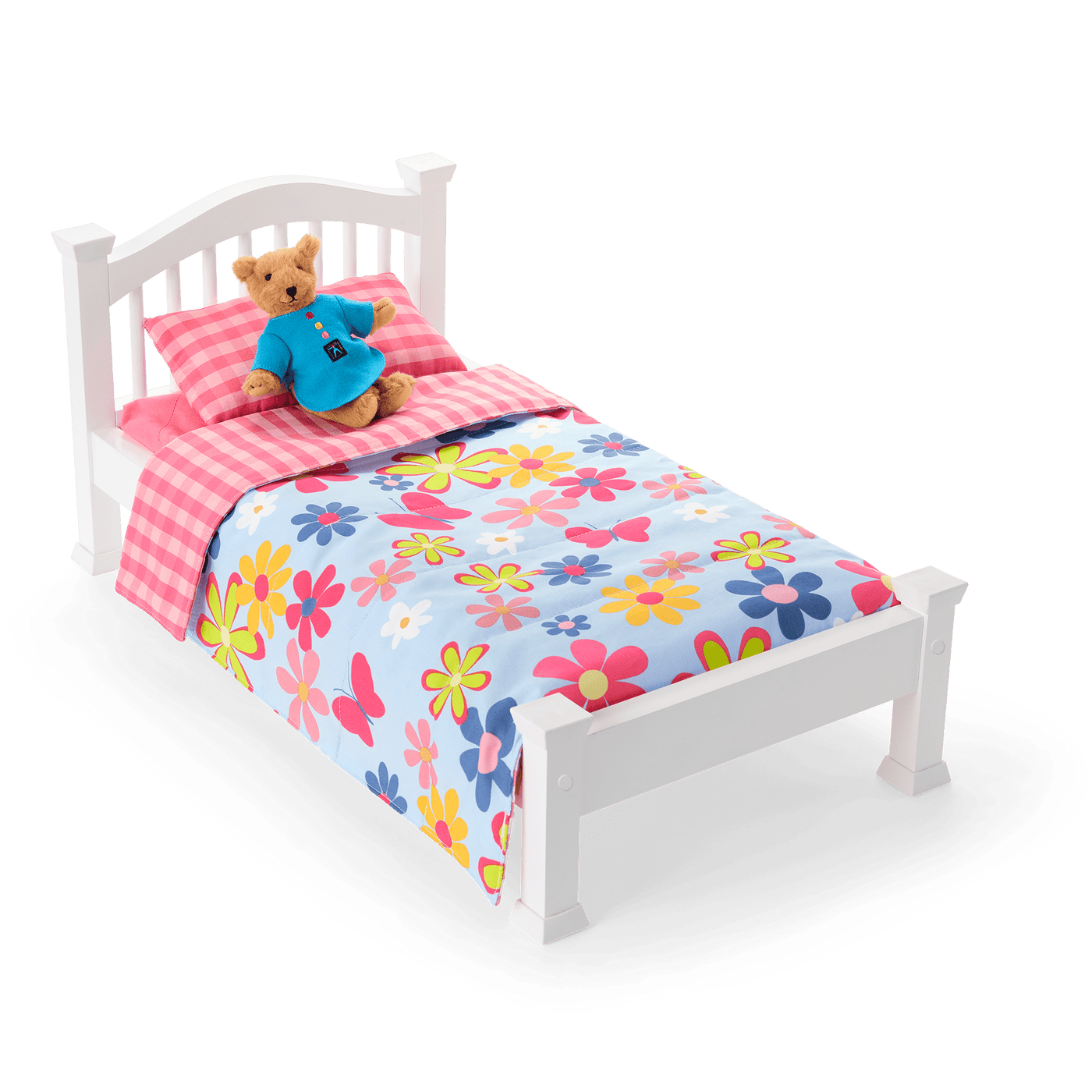 Isabel’s™ Bed & Floral Dreams Bedding Set for 18-inch Dolls (Historical Characters) L6