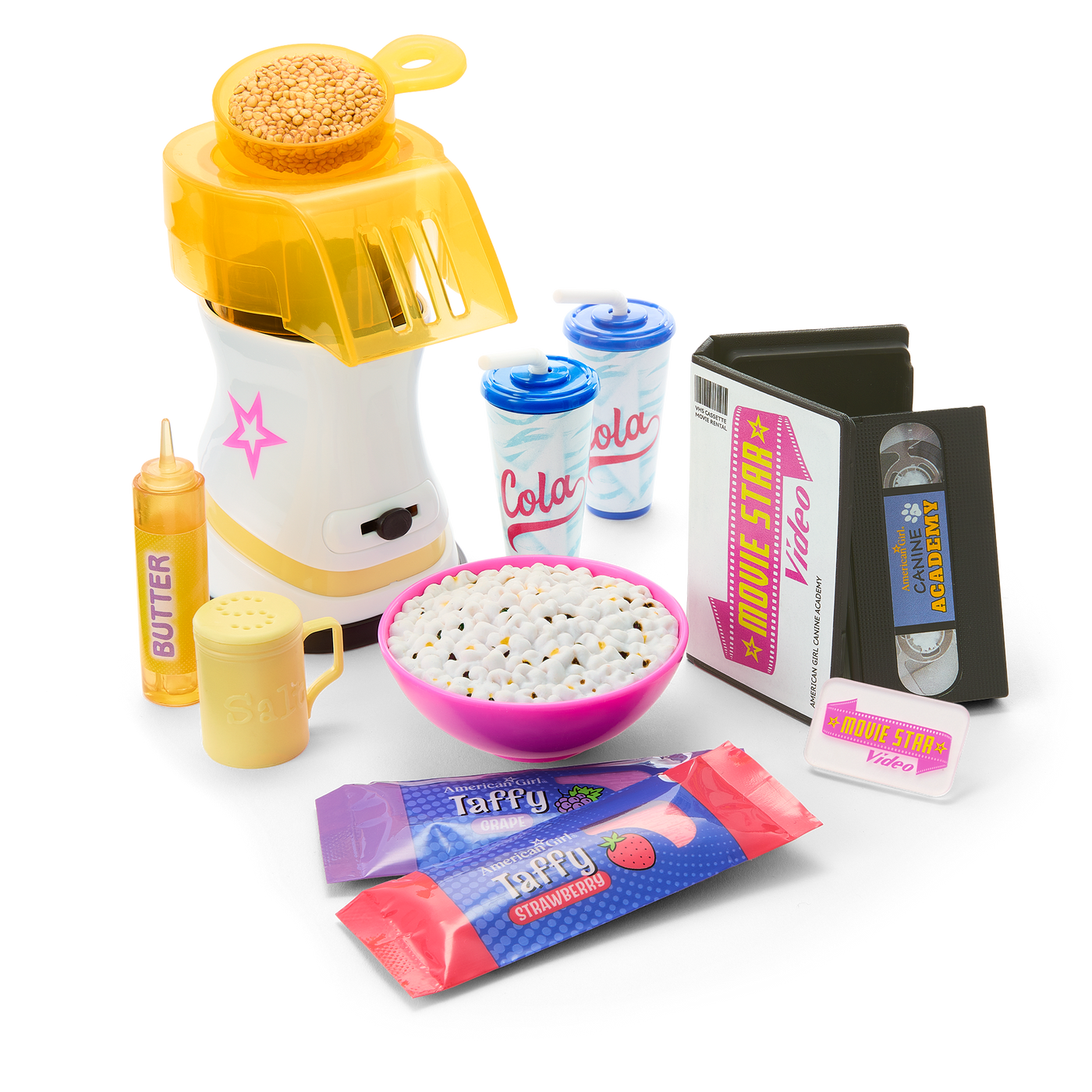 Isabel™ & Nicki's™ Movie Night Set for 18-inch Dolls (Historical Characters) H5