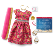 Diwali Celebration Outfit for 18-inch Dolls Q3