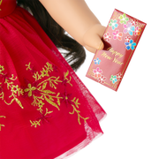 Lunar New Year's Celebration Outfit for 18-inch Dolls A7