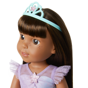 2-in-1 Sparkly Mermaid Outfit for WellieWishers™ Dolls X8