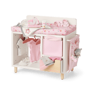Dots & Blooms Changing Table with Storage H7