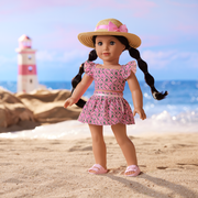 Raquel's™ Beach Outfit for 18-inch Dolls (Girl of the Year™ 2026) Y1