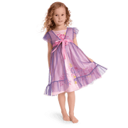 Royal Ruffles Nightie & Robe for Little Girls M6