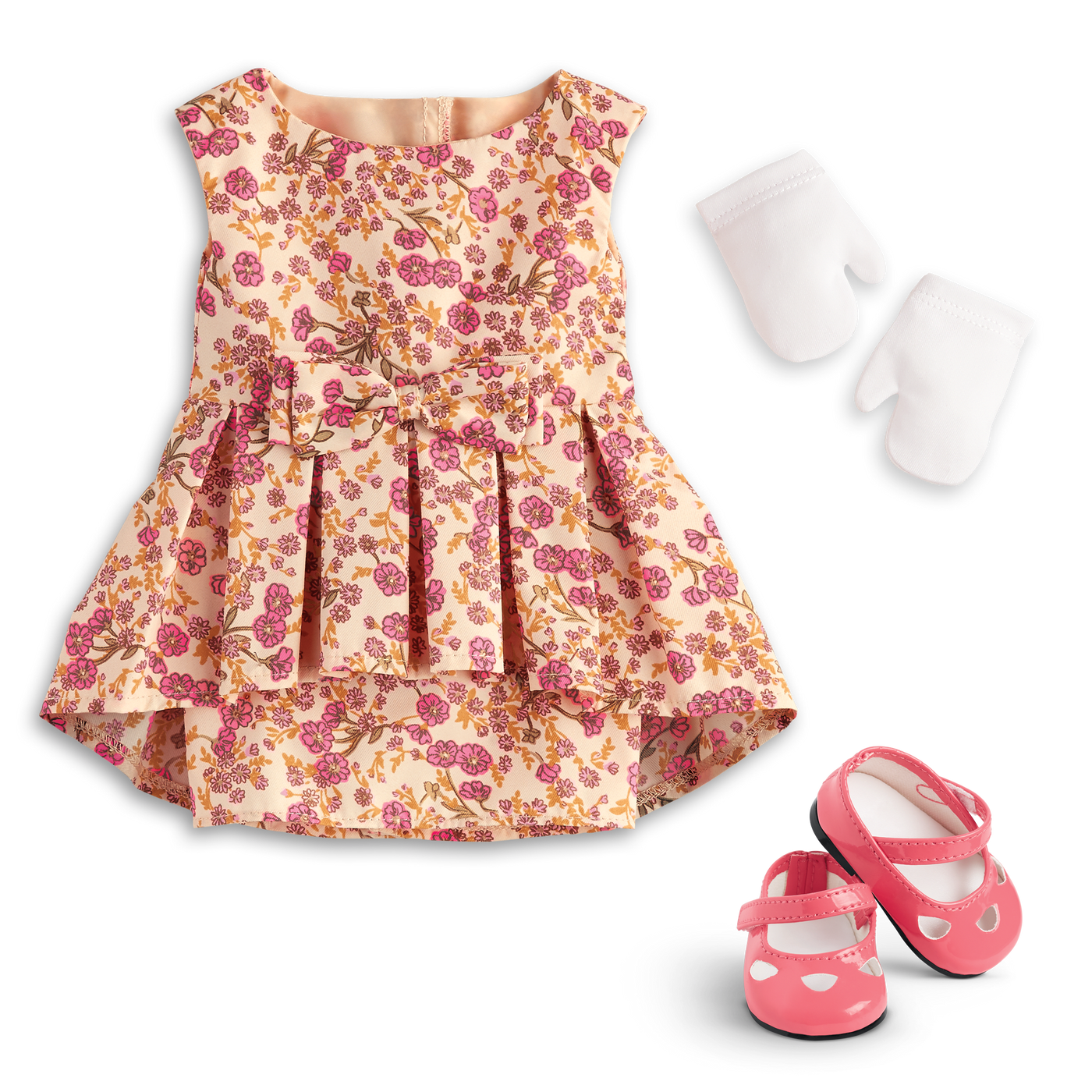Melody’s™ Fancy Floral Dress for 18-inch Dolls (Historical Characters) L0