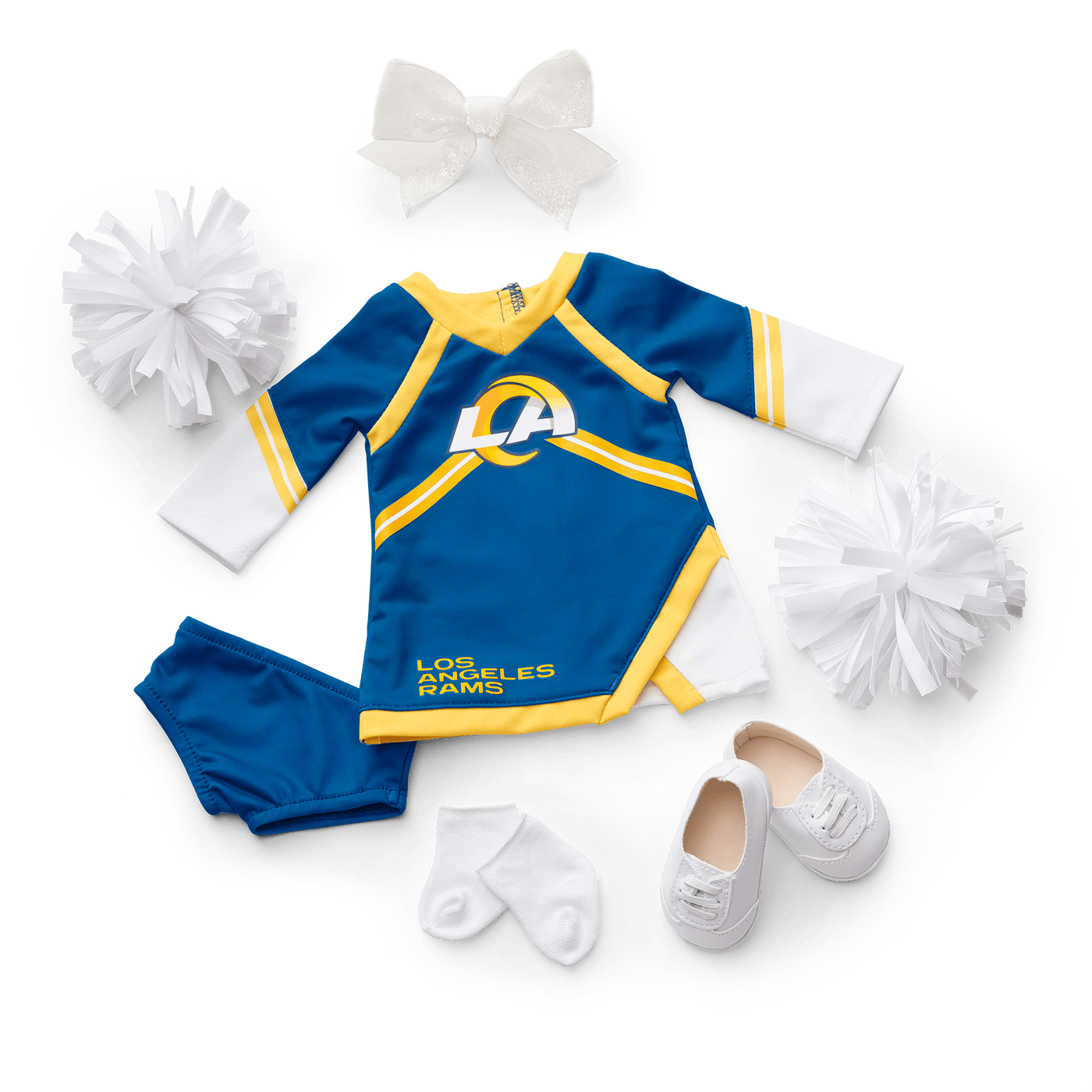 American Girl® x NFL Los Angeles Rams Cheer Uniform for 18-inch Dolls Y8