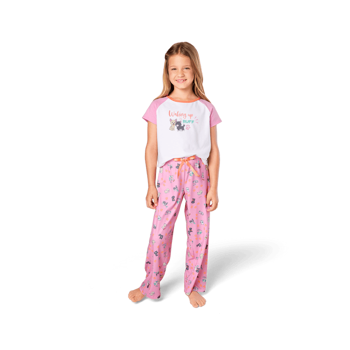 Waking Up Is Ruff PJs for Girls Y7