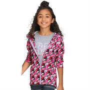 Feeling Fierce Print Jacket for Girls U8