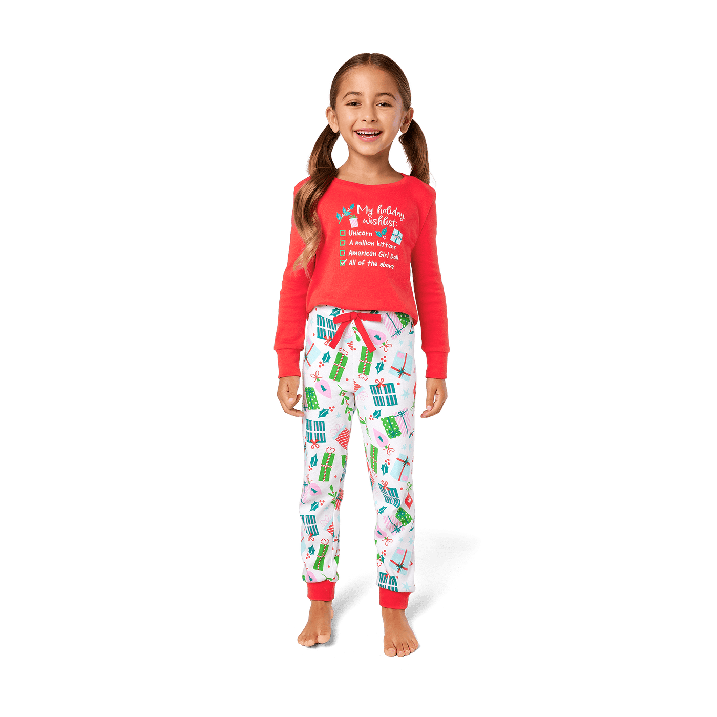Holiday Wish List PJs for Little Girls Z5