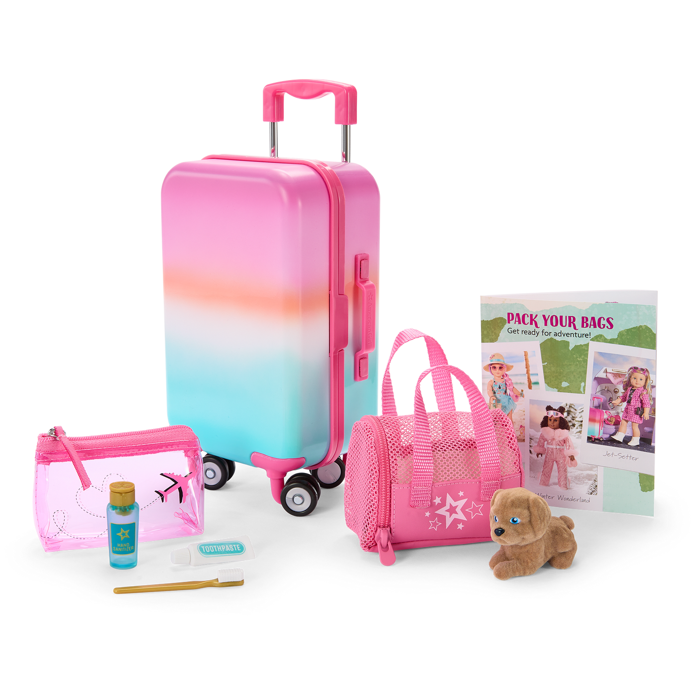Packed with Fun Luggage Set for 18-inch Dolls E2