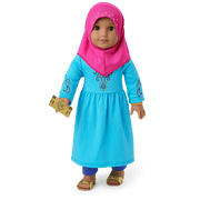 Eid al-Fitr Celebration Outfit for 18-inch Dolls U8