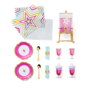Kitchen Table for Two Set for 18-inch Dolls M5
