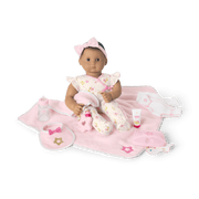 Bitty Baby® Doll #5 with brown hair Care & Play Set Y7