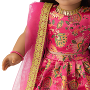 Diwali Celebration Outfit for 18-inch Dolls Y3