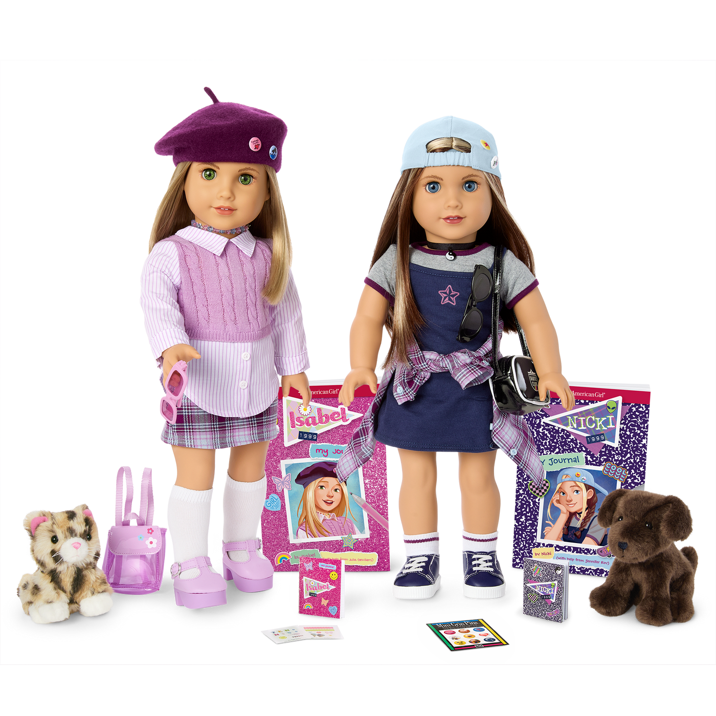 ’90s Twins Isabel™ & Nicki™ Gift Set (Historical Characters) S4