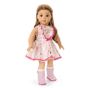 Floral Fashion Outfit for 18-inch Dolls Y7