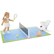 Isabel™ & Nicki's™ 2-in-1 Tennis Court & Skate Spot for 18-inch Dolls (Historical Characters) S1