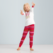 Peace, Love & Joy PJ Top for Girls H9
