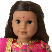 Diwali Celebration Outfit for 18-inch Dolls Q3