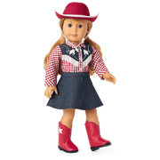 Maryellen's™ Cowgirl Costume for 18-inch Dolls (Historical Characters) F6