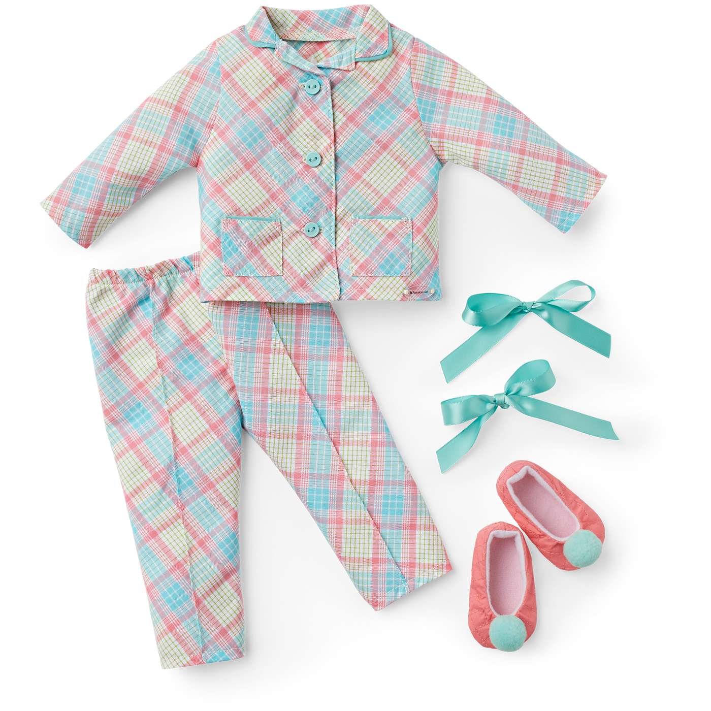 Melody’s™ Plaid Pajamas for 18-inch Dolls (Historical Characters) C0
