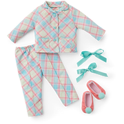 Melody’s™ Plaid Pajamas for 18-inch Dolls (Historical Characters) C0