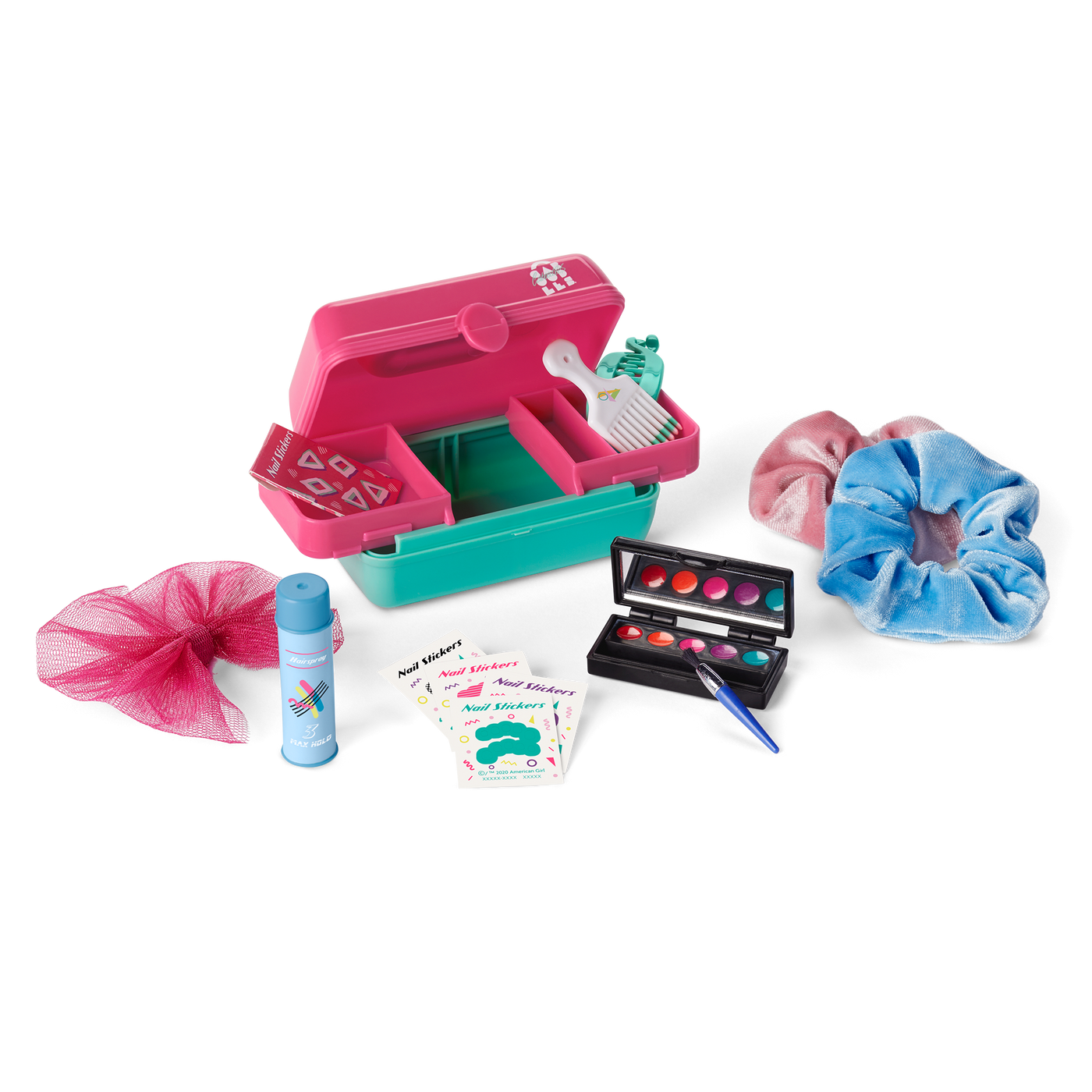 Courtney's™ Caboodles® & Hair Accessories Kit for 18-inch Dolls (Historical Characters) Y7