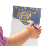 American Girl® Disney Princess Rapunzel Painting Accessories & Pascal for 18-inch Dolls O8