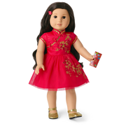 Lunar New Year's Celebration Outfit for 18-inch Dolls A7