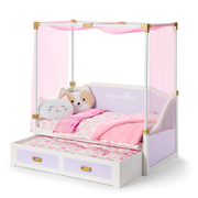 All Set for Sleepovers Canopy Bed for 18-inch Dolls Z1