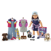 ’90s Twins Nicki’s™ Skateboarding Gift Set (Historical Characters) R6