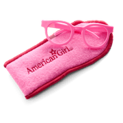 Petal-Pink Glasses for 18-inch Dolls C1