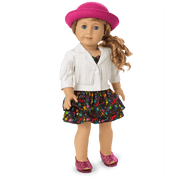 Courtney’s™ White Fringe Jacket for 18-inch Dolls (Historical Characters) I8