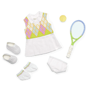 ’90s Twins Isabel’s™ Tennis Gift Set (Historical Characters) B0