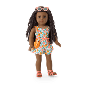 Orange You Glad It's Summer Outfit for 18-inch Dolls Y2