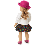 Courtney’s™ White Fringe Jacket for 18-inch Dolls (Historical Characters) I8