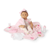 Bitty Baby® Doll #4 with black hair Care & Play Set O1