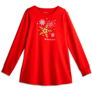 Holiday Dreams Pajama Top for Women H1