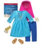 Eid al-Fitr Celebration Outfit for 18-inch Dolls U8