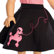 Maryellen's™ Poodle Skirt Outfit for 18-inch Dolls (Historical Characters) E3