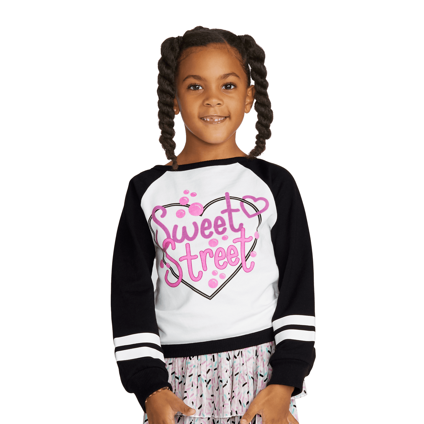 Sweet Street Sweatshirt for Girls Q5