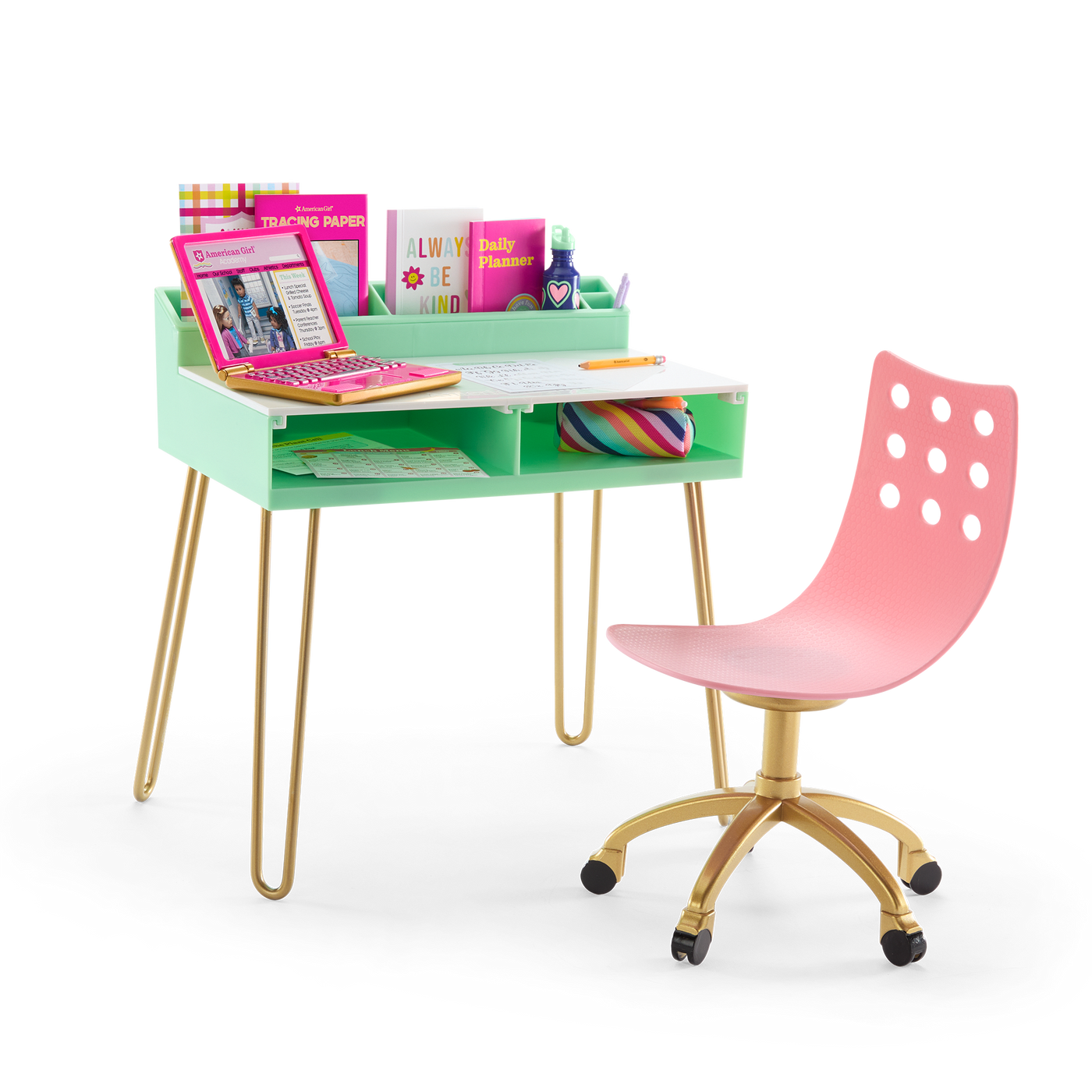 Write On! Desk Set for 18-inch Dolls L0