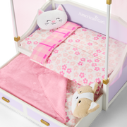 All Set for Sleepovers Canopy Bed for 18-inch Dolls Z1