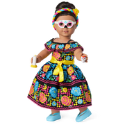 Día de Muertos Celebration Outfit for 18-inch Dolls I9