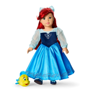 American Girl® Disney Princess Ariel Day Dress, Flounder & Accessories for 18-inch Dolls Q7