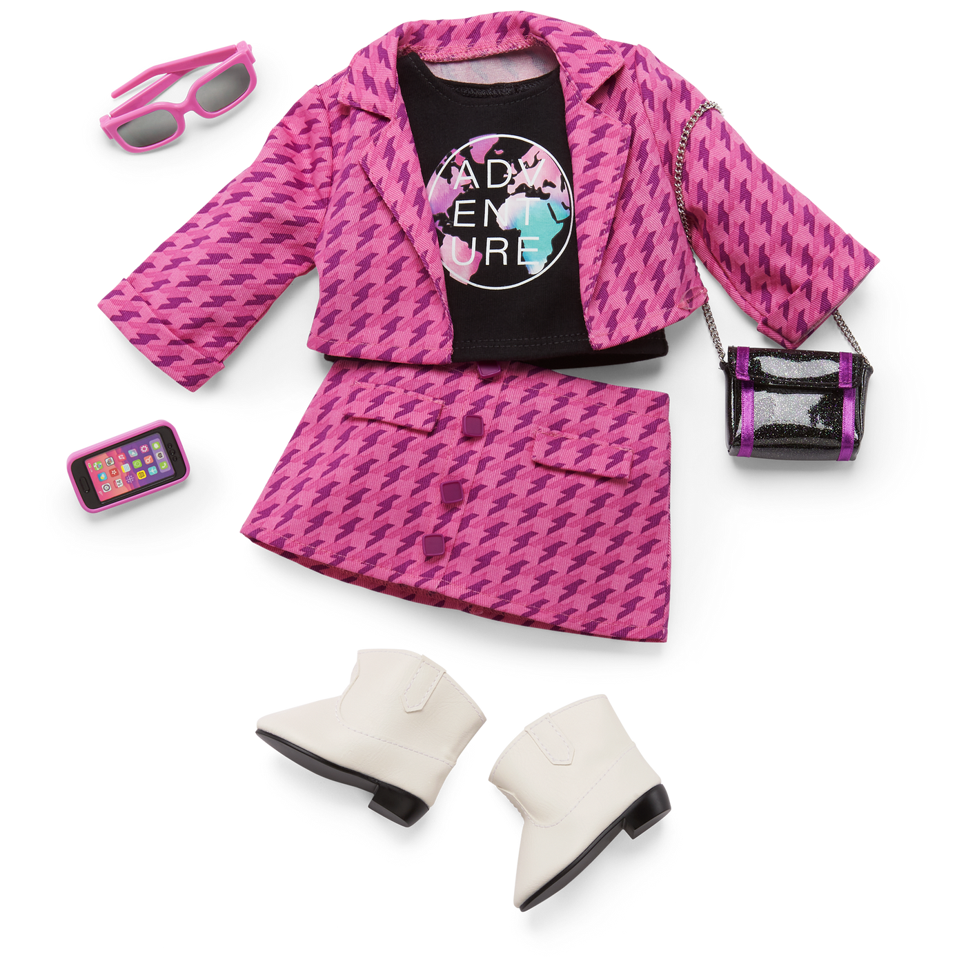 Fun in the City Travel Outfit for 18-inch Dolls K6