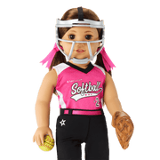 Softball Star Uniform for 18-inch Dolls V7